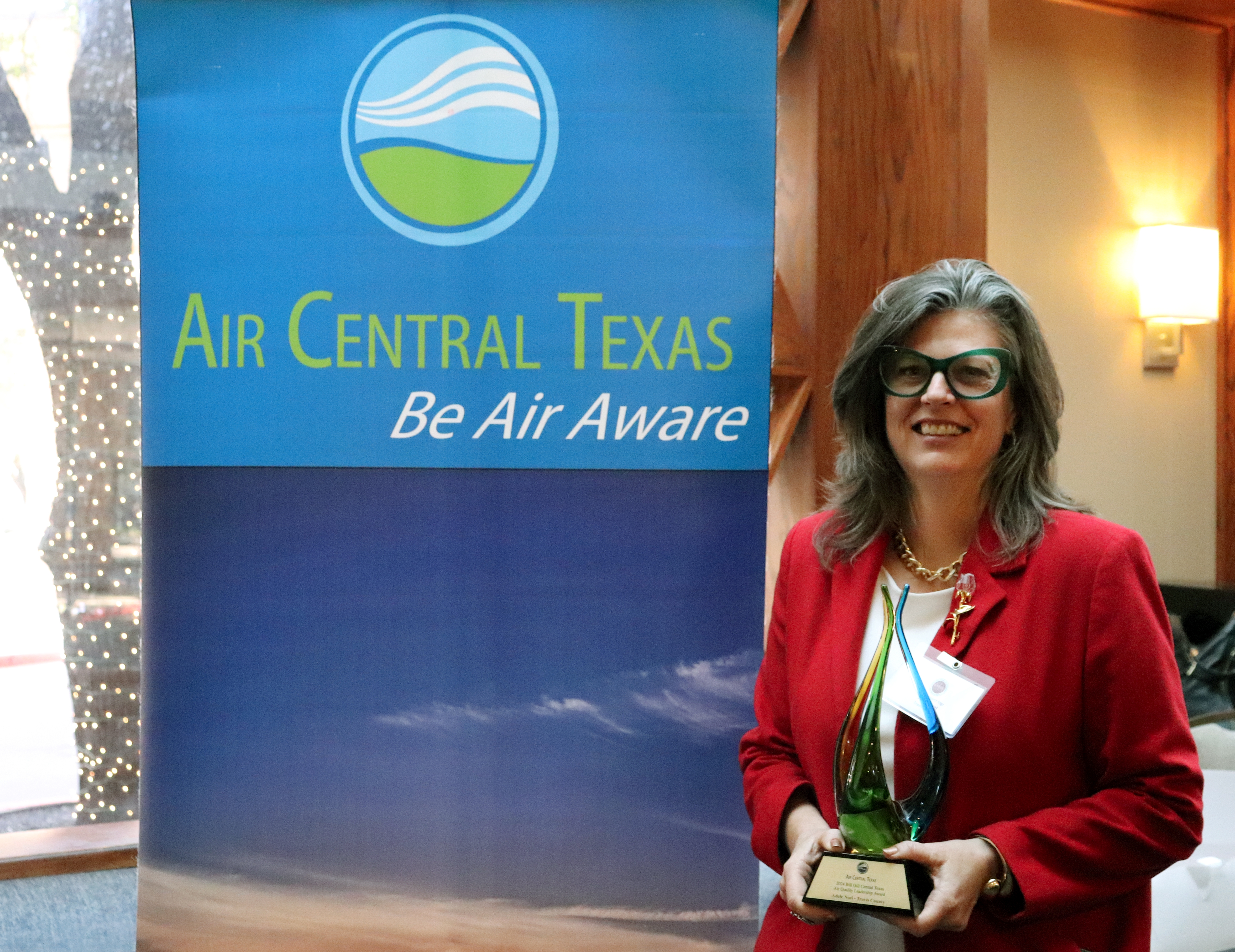 2024 Bill Gill Central Texas Air Quality Leadership Award Recipient: Adele Noel